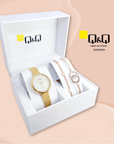 Q&Q Japan By Citizen QC35J010Y Analog (SET)