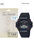 TYME Screen Protector for Casio G-Shock GW-9300, GW-9400, GX-56, DW-5900, DW-6900, DW-9052, G-7900, G-9000, G-9300 Model (HD Film with Hydrophobic Coating)