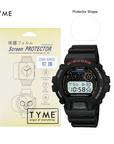 TYME Screen Protector for Casio G-Shock GW-9300, GW-9400, GX-56, DW-5900, DW-6900, DW-9052, G-7900, G-9000, G-9300 Model (HD Film with Hydrophobic Coating)