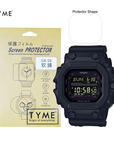 TYME Screen Protector for Casio G-Shock GW-9300, GW-9400, GX-56, DW-5900, DW-6900, DW-9052, G-7900, G-9000, G-9300 Model (HD Film with Hydrophobic Coating)