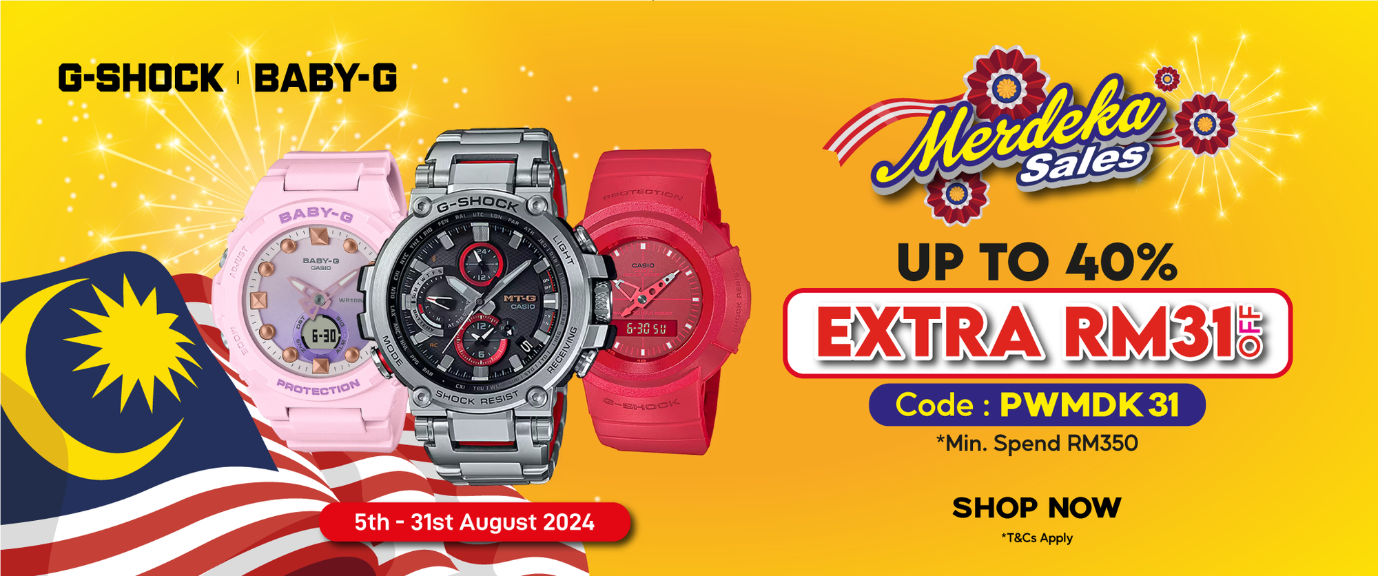 G-Shock & Baby-G Merdeka Sale! – PublicWatch.com G-Shock & Baby-G Merdeka Sale! – PublicWatch.com