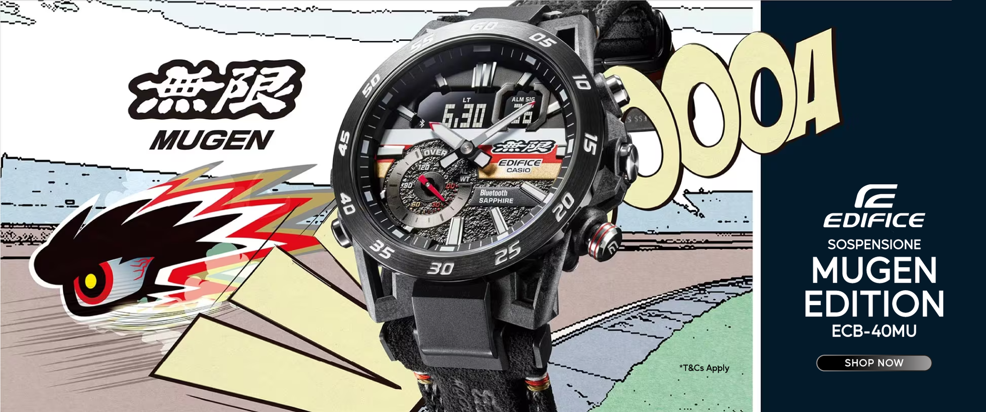 [EDIFICE SEPT 2023] ECB-40MU-1A x MUGEN Brand Collaboration