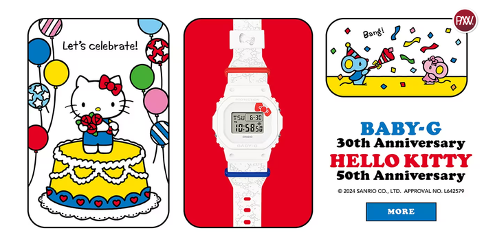 Baby-G | Hello Kitty 50th Anniversary