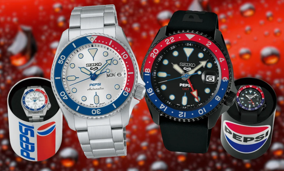 Seiko 5 Sports x Pepsi® Limited Edition 🔴🔵