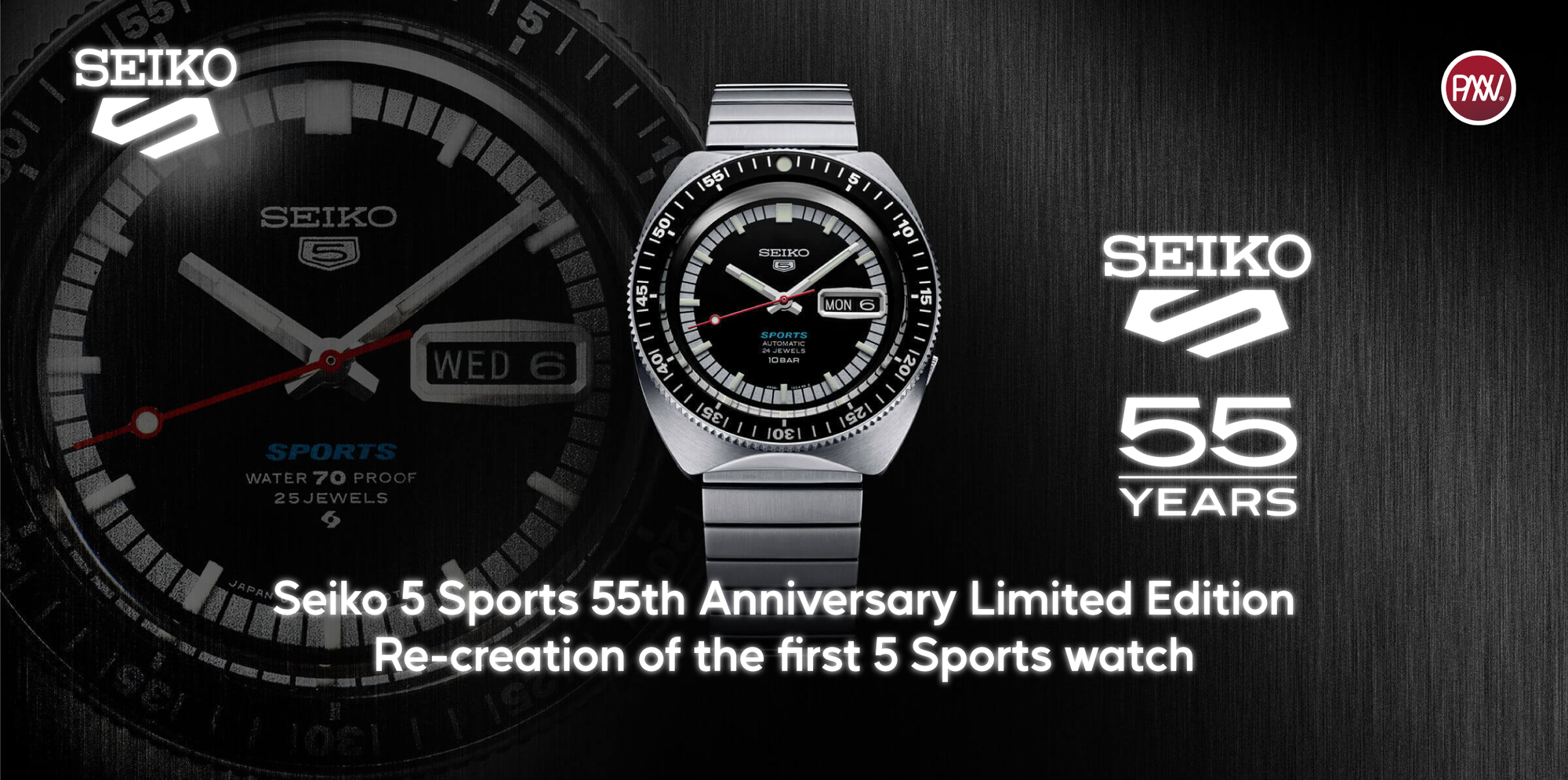 SEIKO 5 SPORTS 'SRPK17K1' 55th Anniversary Limited Edition