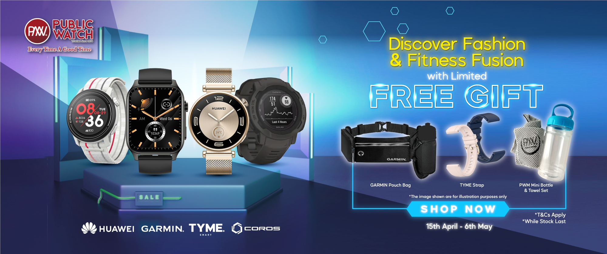 Discover Fashion & Fitness Fusion with Limited Free Gift !