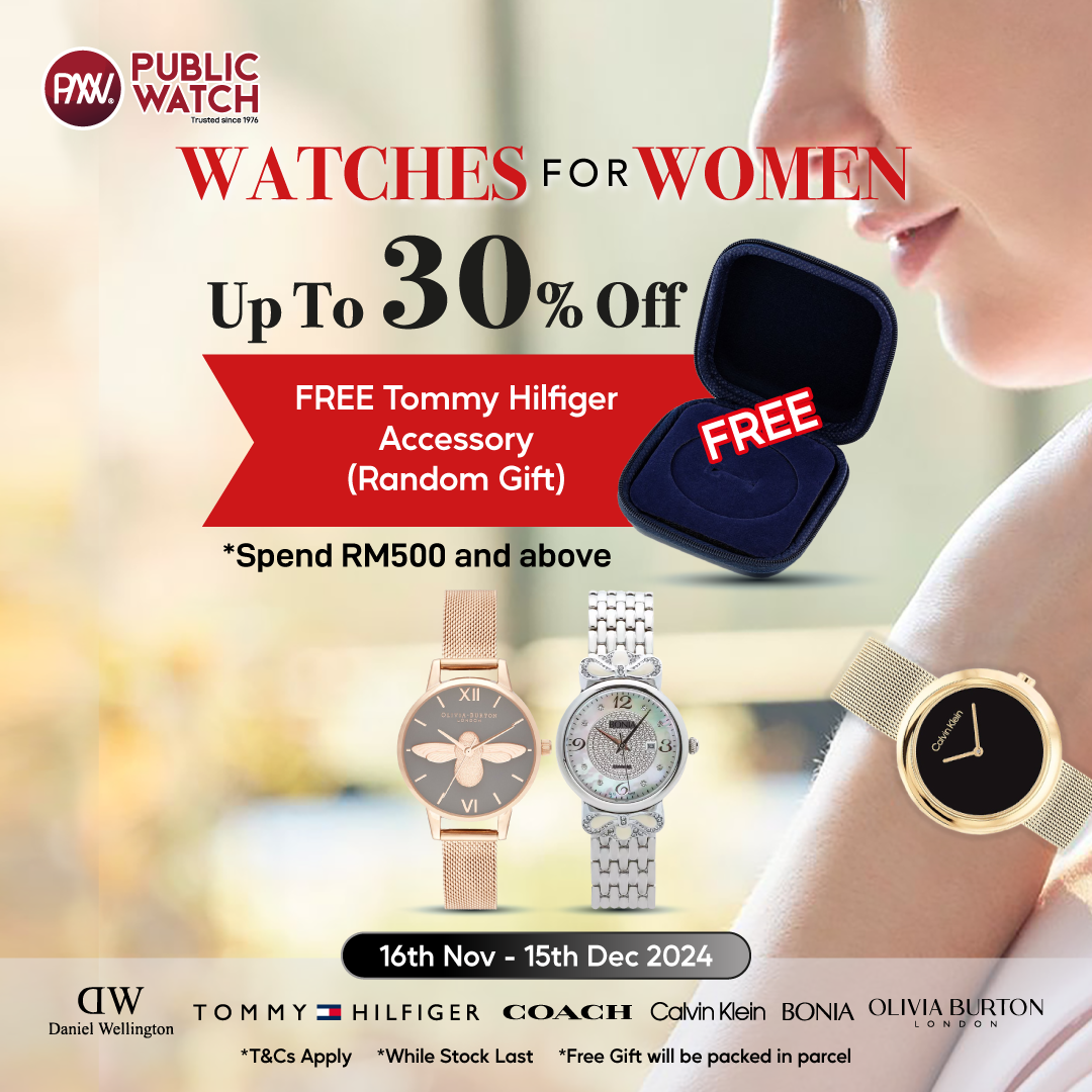 Elevate Your Style: Women’s Watches Up to 30% Off + Free Tommy Hilfiger Accessories!