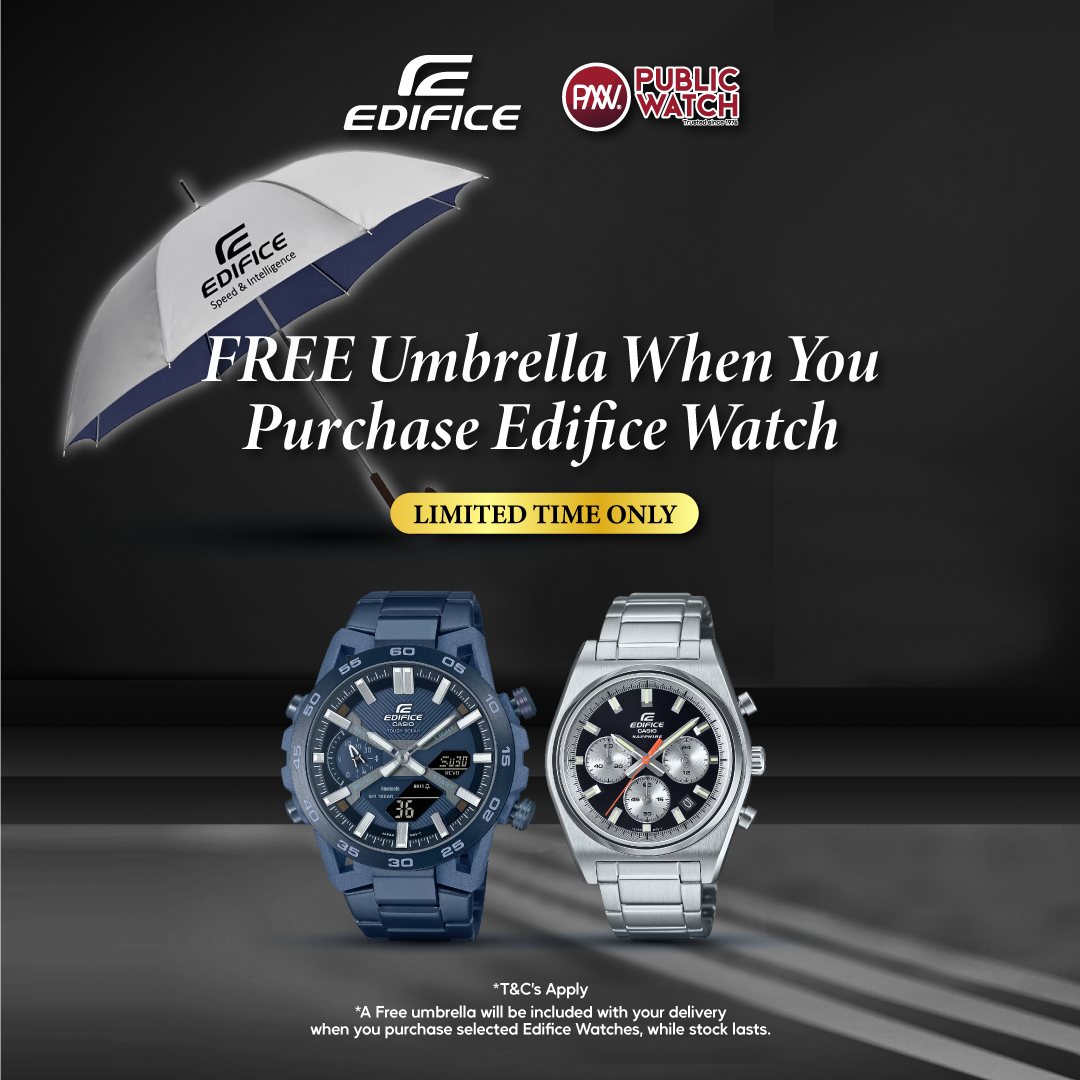 Edifice Promotion - Free Umbrella