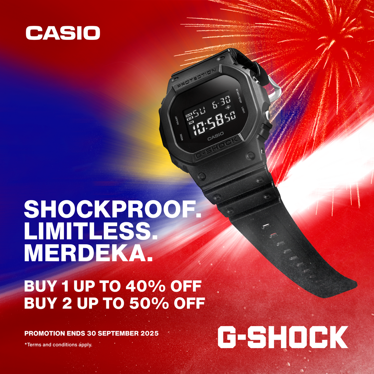 Buy 1 Save 40%, Buy 2 Save 50%
