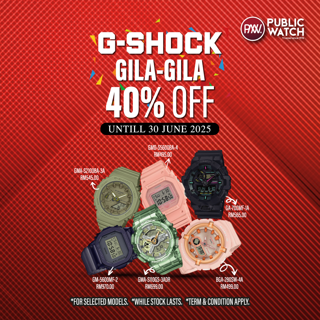 G-SHOCK Gila-Gila Sale up to 40% OFF – Public Watch