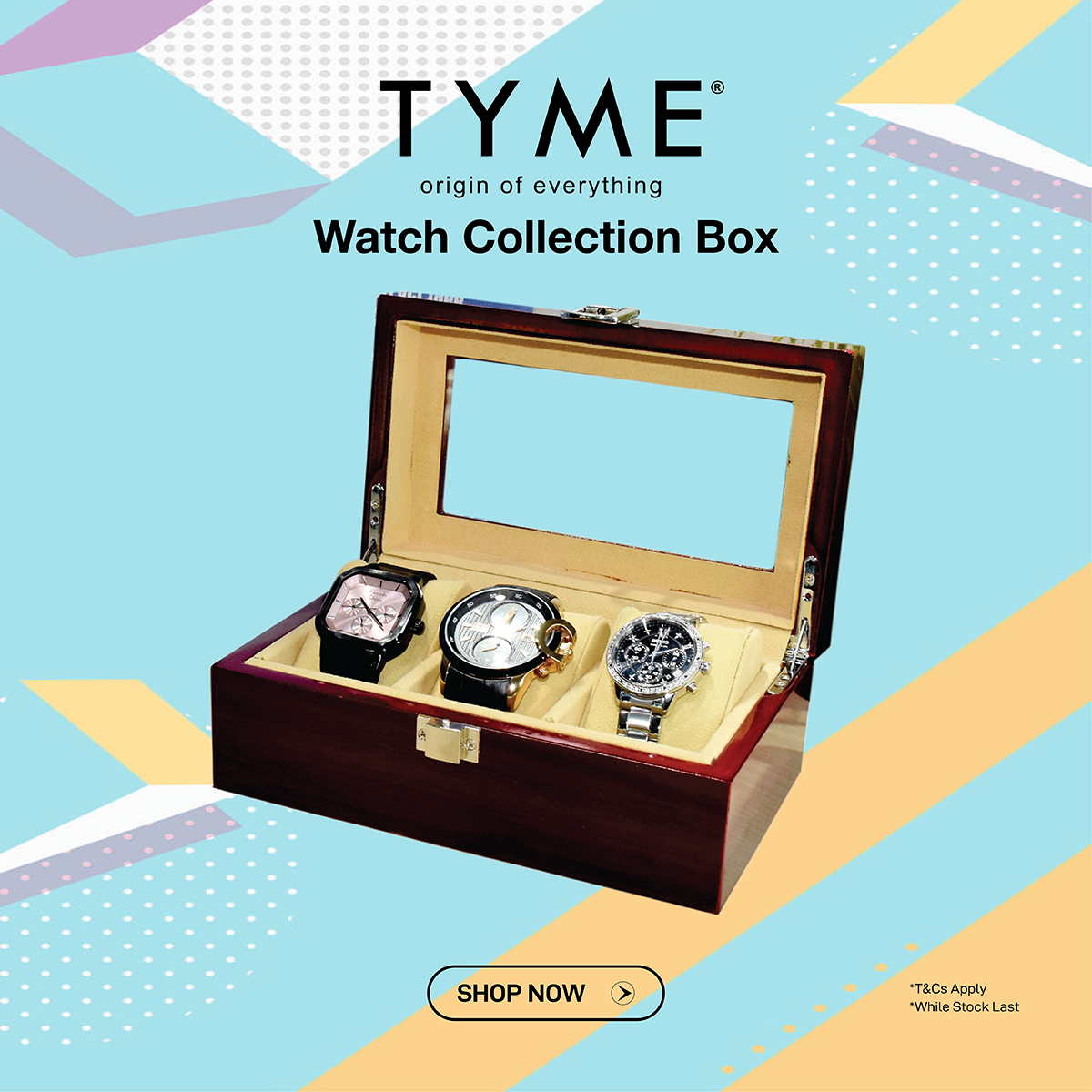 TYME  Premium Watch Collection Box