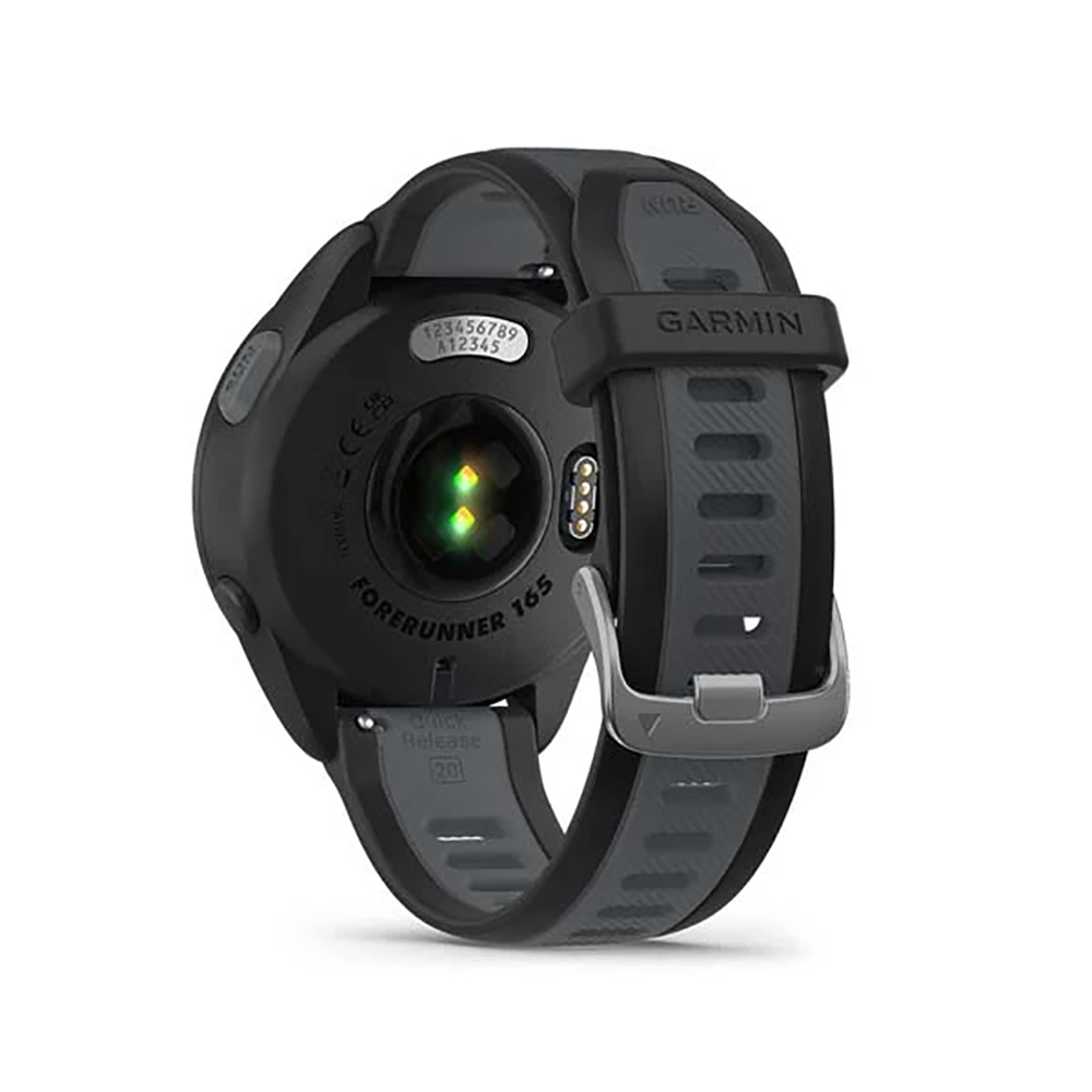 Garmin Forerunner 165 010-02863-A0 GPS Running Smartwatch – Black / Slate Gray AMOLED