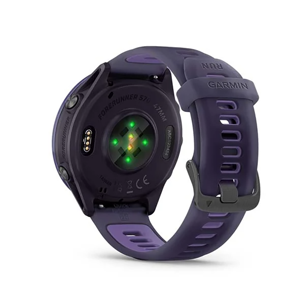 Garmin Forerunner 570 010-02971-42 47mm AMOLED GPS Running Smartwatch – Imperial Purple