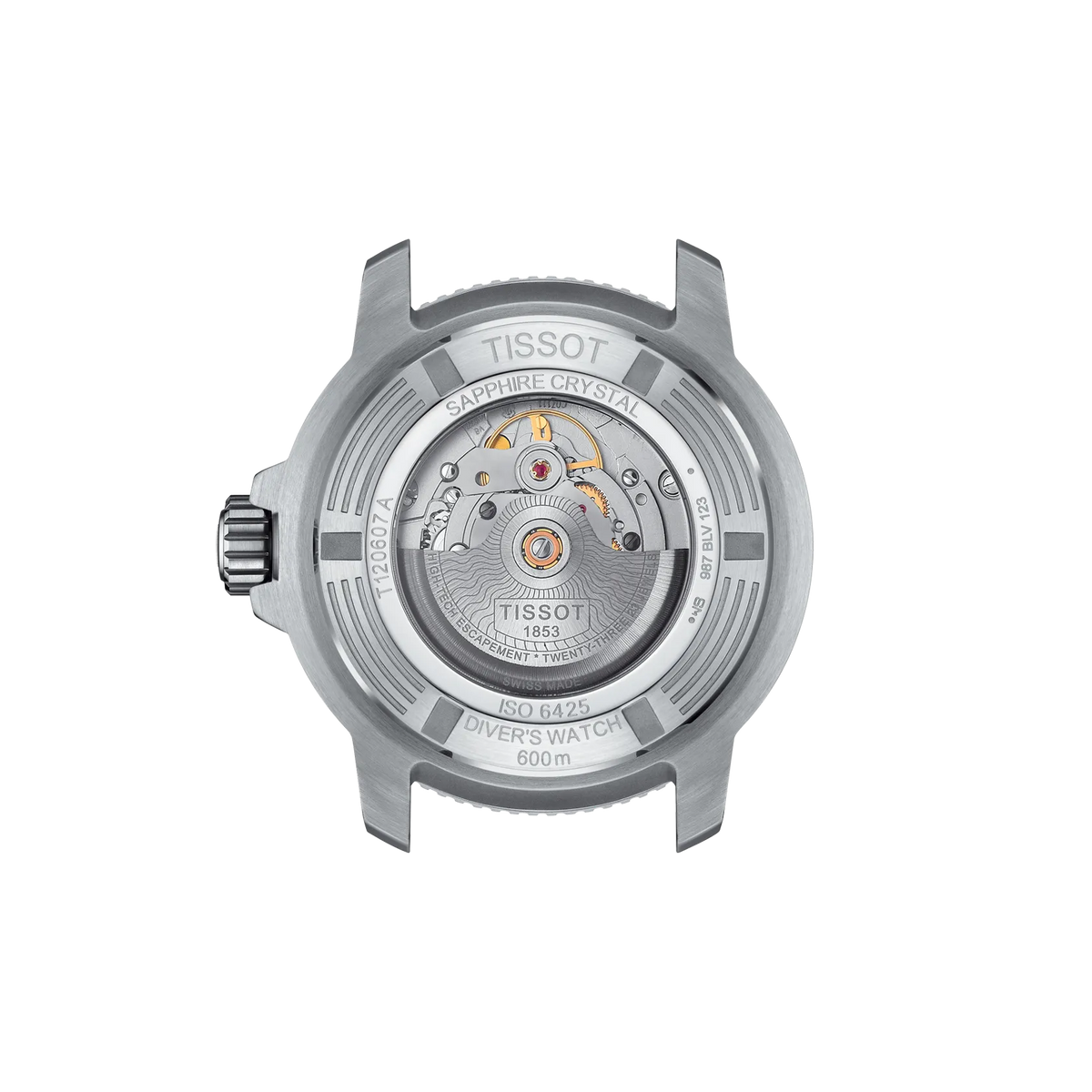 Tissot Seastar 2000 46mm T120.607.11.041.01 Men's Automatic Watch - caseback / rear (image 3)