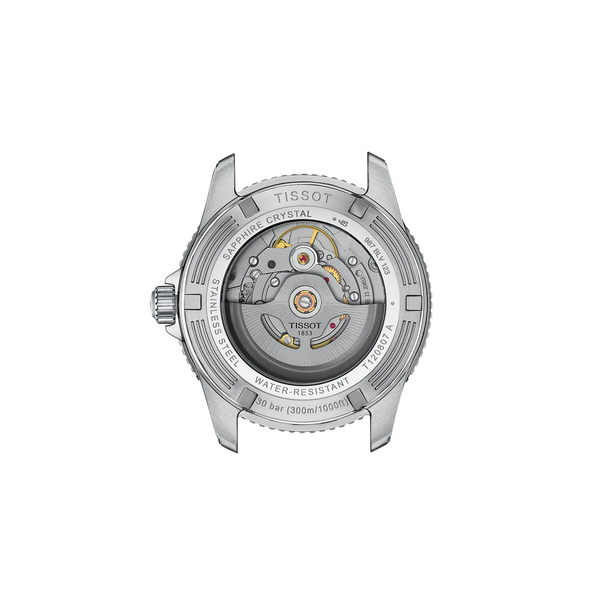 Tissot Seastar 1000 40mm T120.807.11.091.00 Unisex Automatic Watch - caseback / rear (image 3)