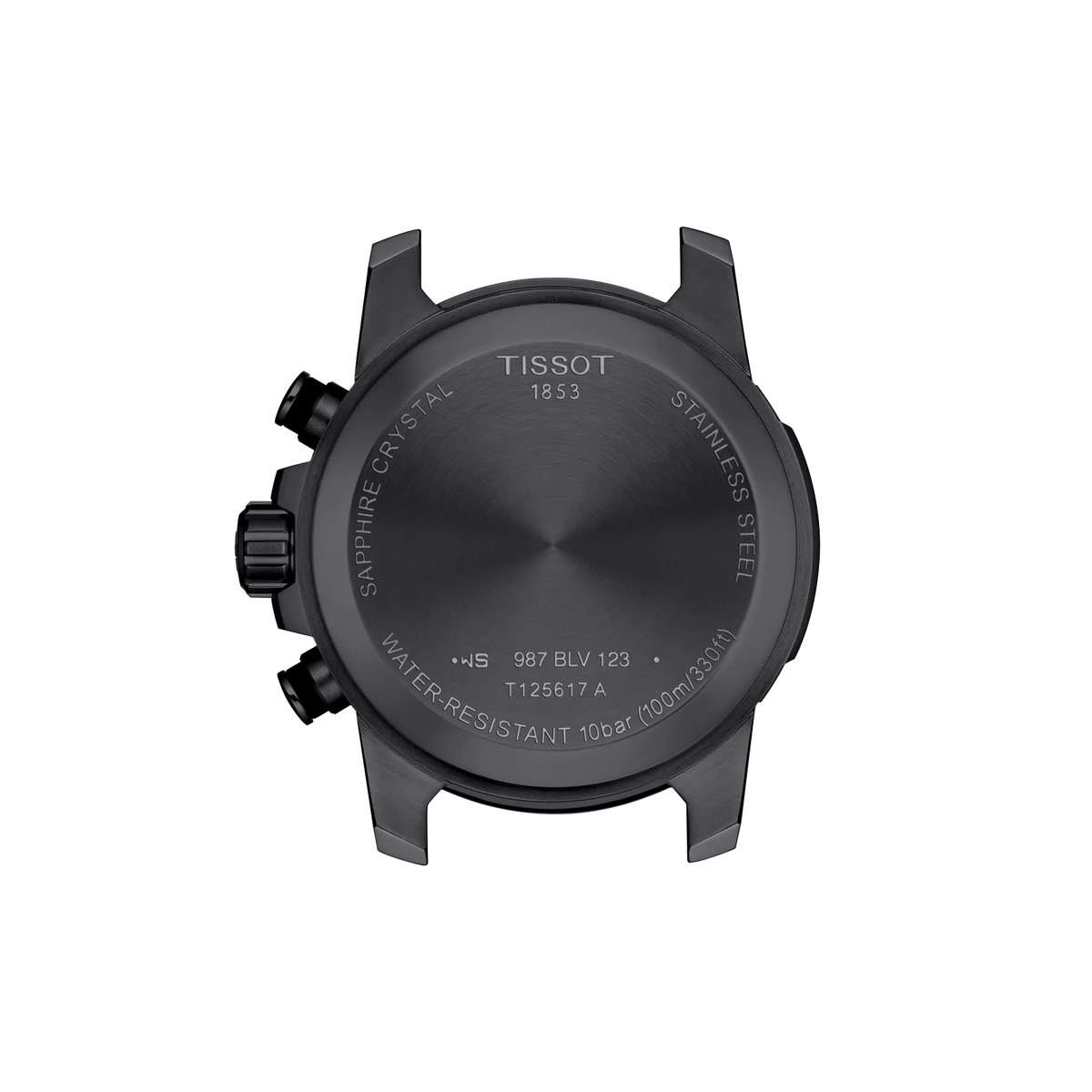 Tissot Supersport Chrono 45.5mm T125.617.36.051.01 Men's Quartz Chronograph Watch - caseback / rear (image 3)