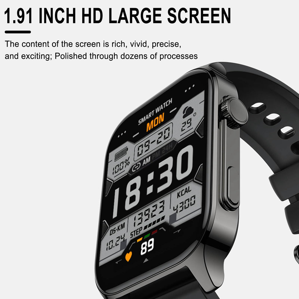 TYME TSWP99BK-01 Black Colour Smart Watch