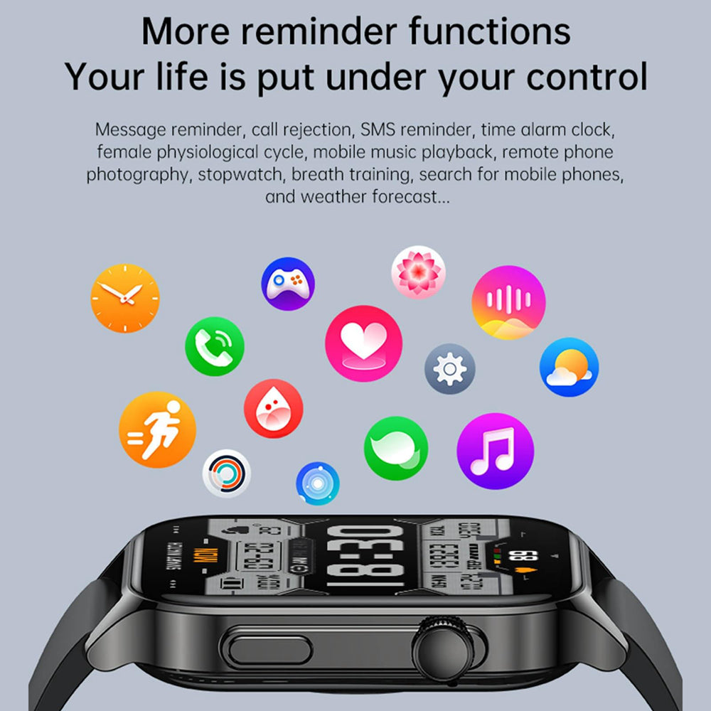 TYME TSWP99BK-01 Black Colour Smart Watch