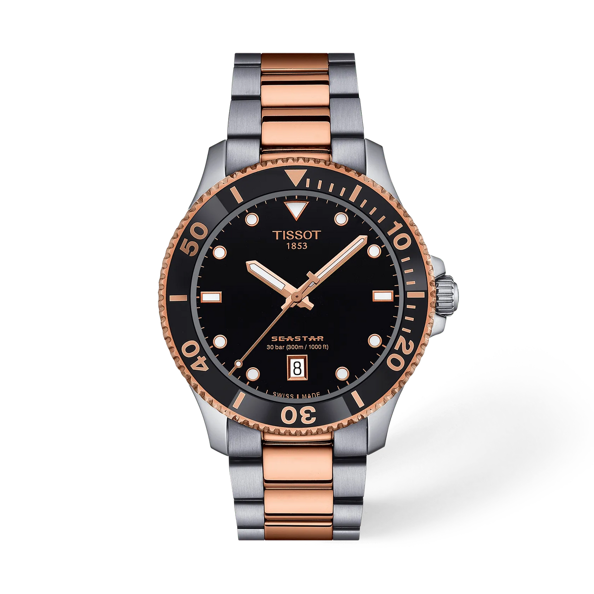 Tissot Seastar 1000 40mm T120.410.22.051.01 Unisex Quartz Watch - front (image 1)