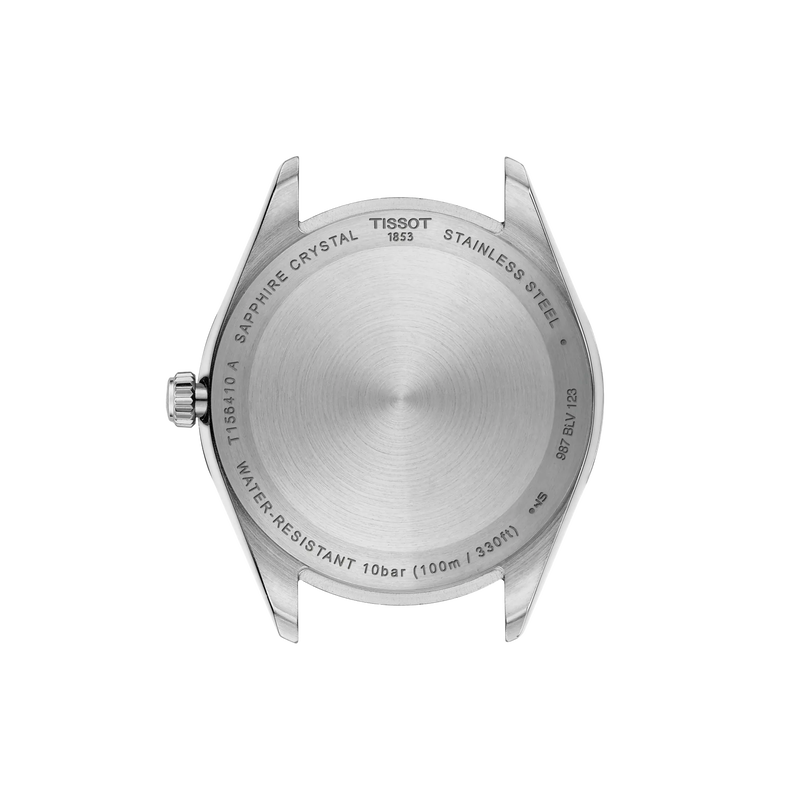 Tissot Ballade 40mm T156.410.11.351.00 Men's Quartz Watch - caseback