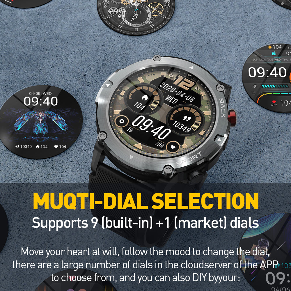 TYME TSWC21PROBK-01 Black Smart Watch