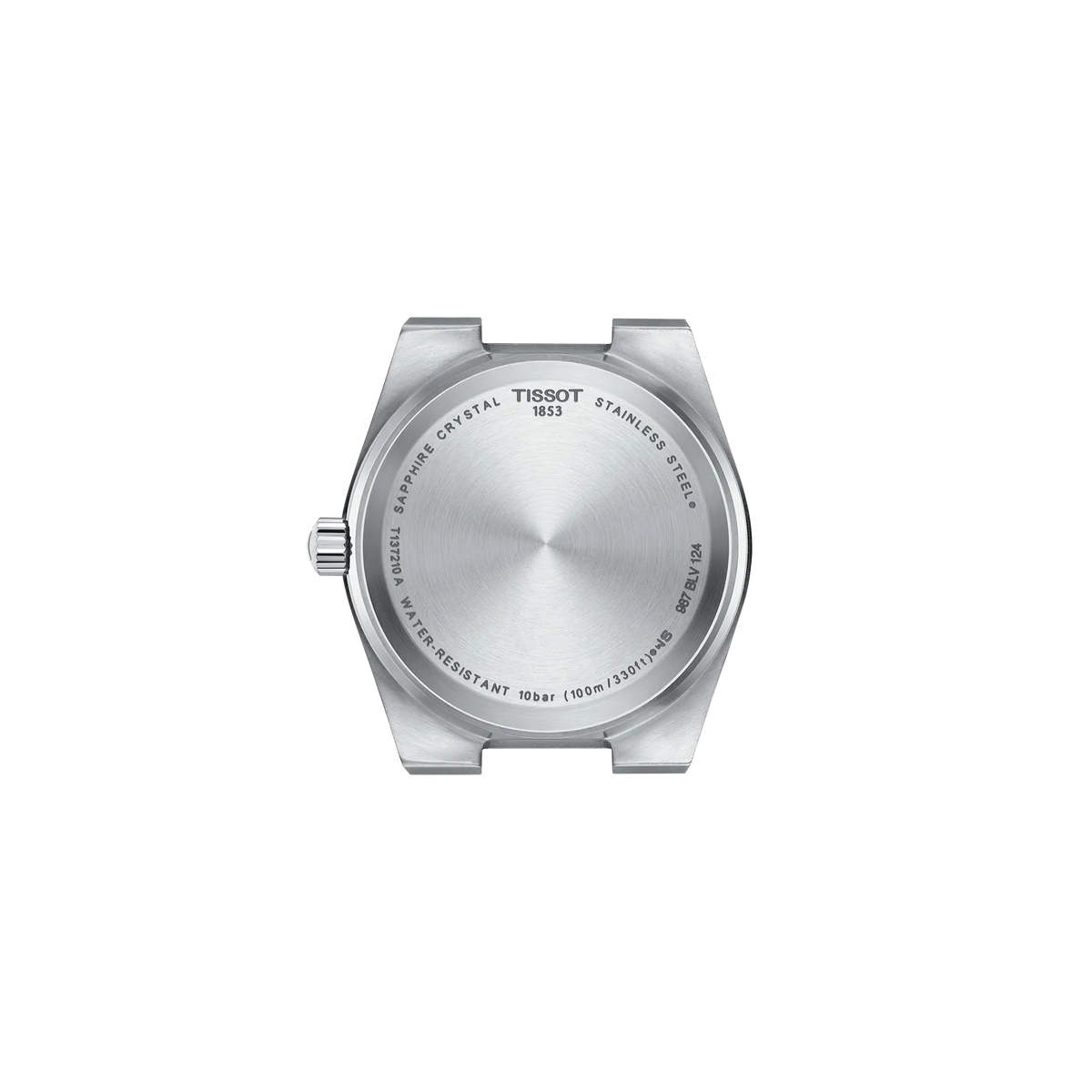 Tissot PRX 35mm T137.210.11.331.00 Women's Quartz Watch - caseback / rear (image 3)