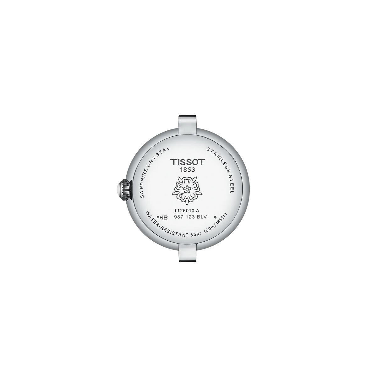 Tissot Bellissima 26mm T126.010.11.133.00 Women's Quartz Watch - caseback / rear (image 3)