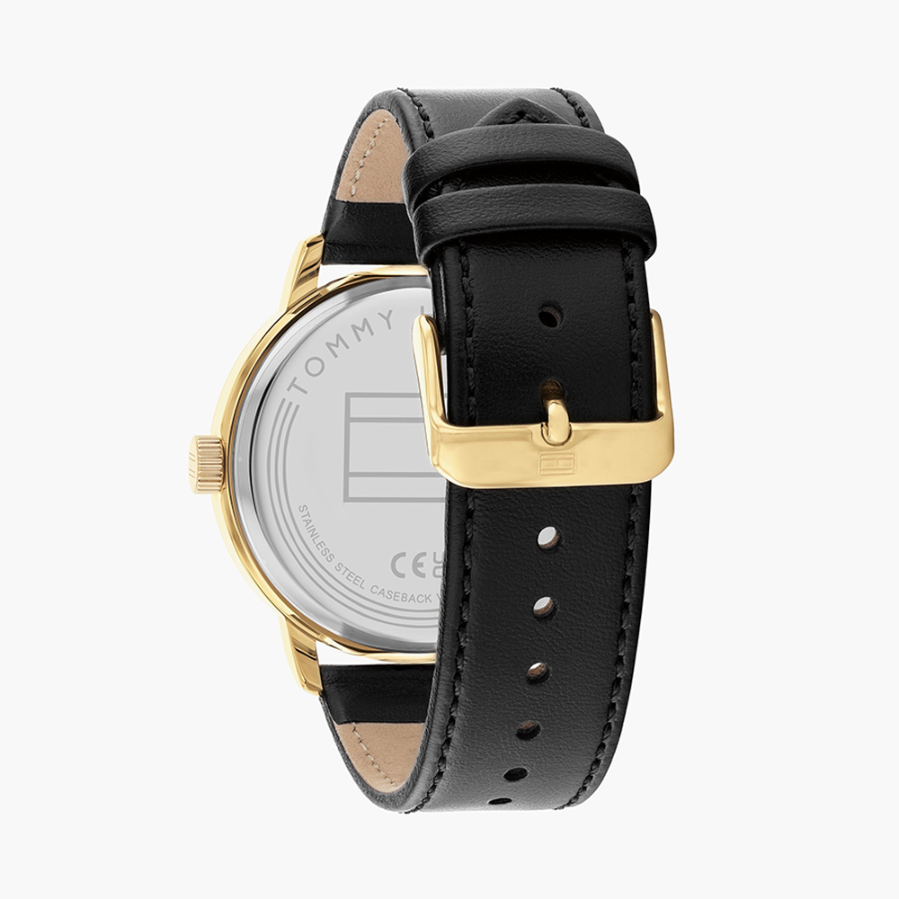 Tommy Hilfiger 1710509 Black Leather Men's Quartz Watch