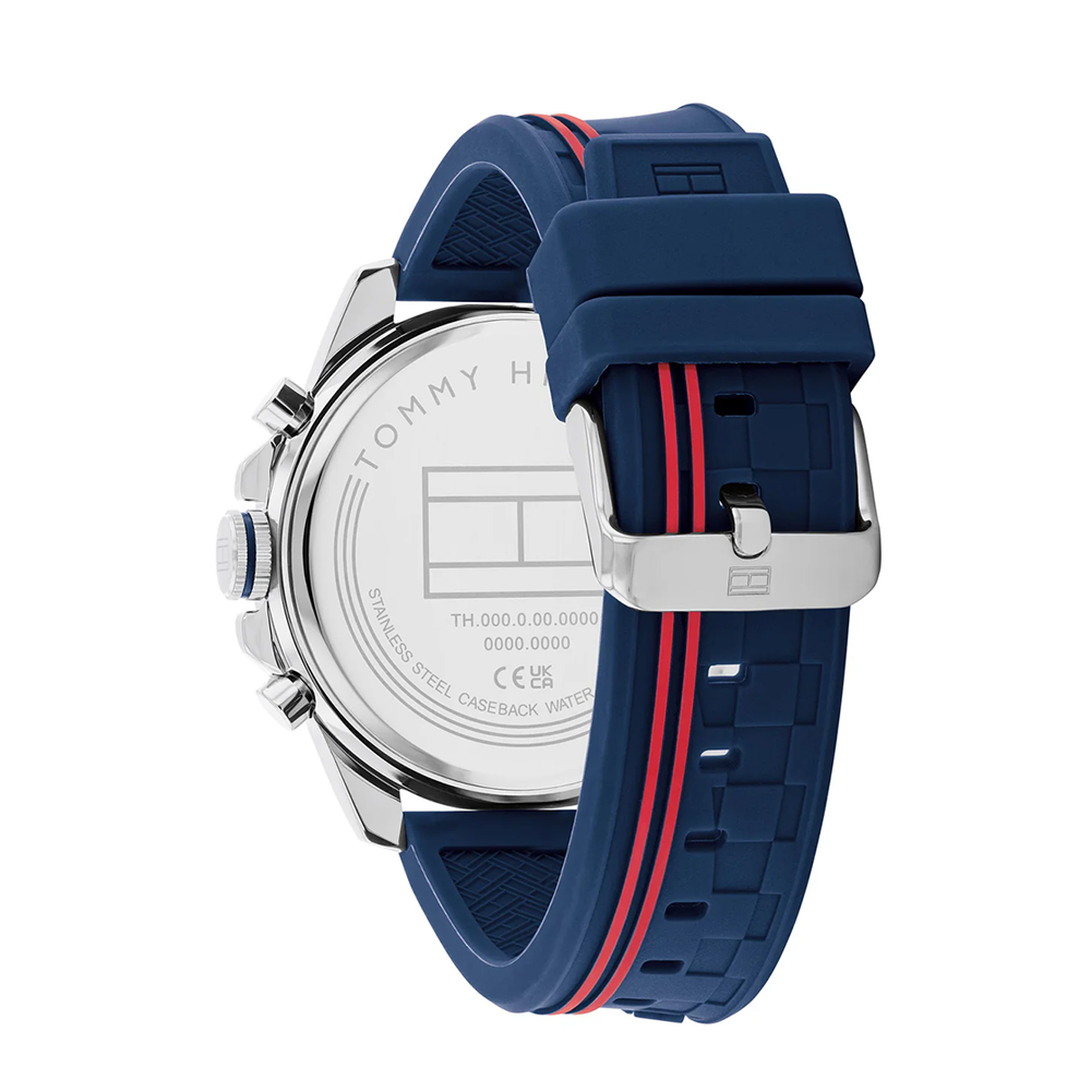 Tommy Hilfiger Tucker Navy Dial Silicone Men's Watch 1710635