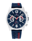 Tommy Hilfiger Tucker Navy Dial Silicone Men's Watch 1710635