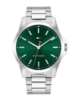 Tommy Hilfiger Bruce Green Dial Stainless Steel Men's Watch 1710672