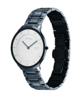 Titan Edge Murals Men's White Dial Blue Stainless Steel Watch 1843QM04