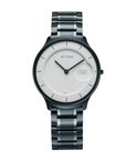 Titan Edge Murals Men's White Dial Blue Stainless Steel Watch 1843QM04