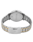 Titan Lagan Men's Black Dial Two-Tone Metal Strap Watch 1845BM01