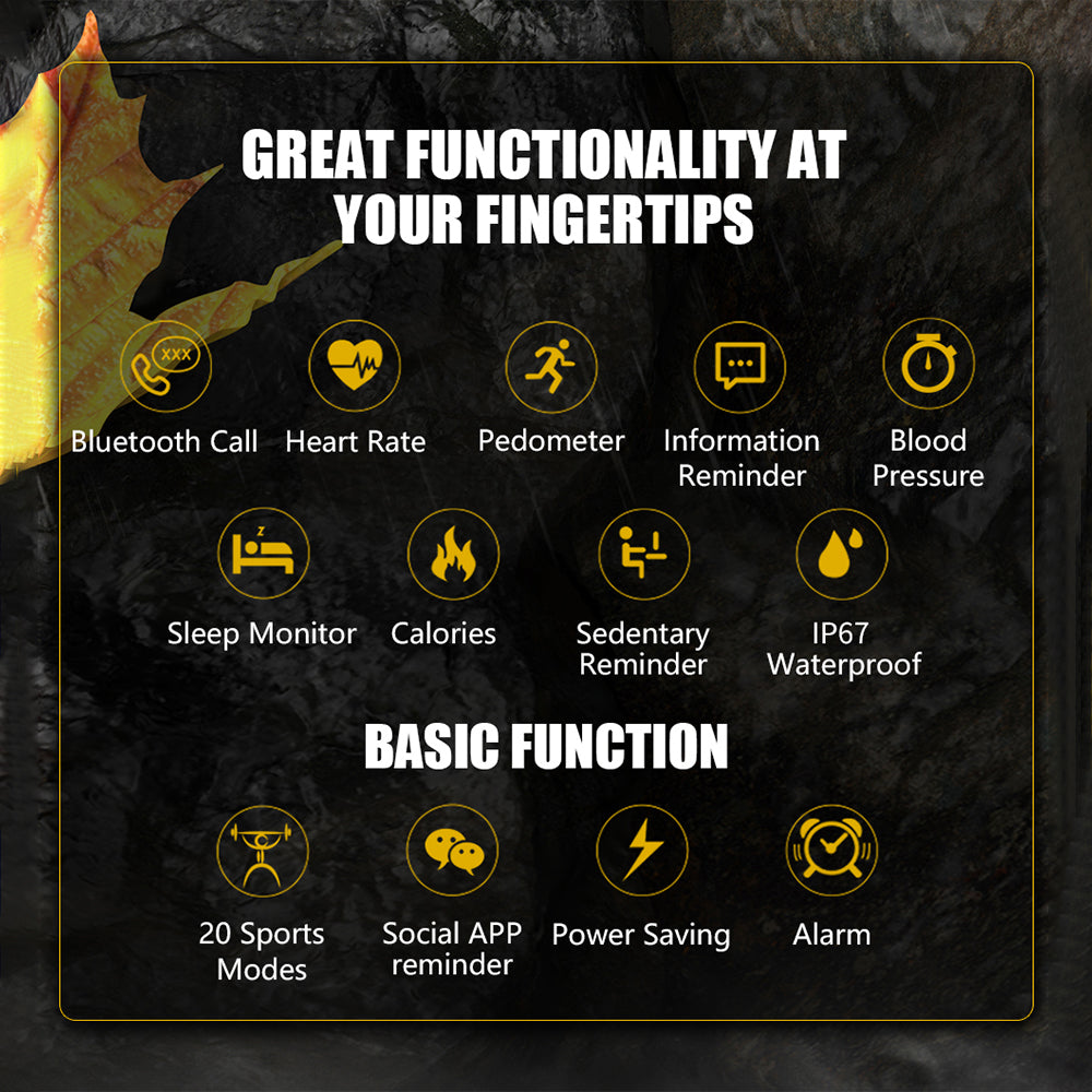 TYME TSWC21PROBK-01 Black Smart Watch