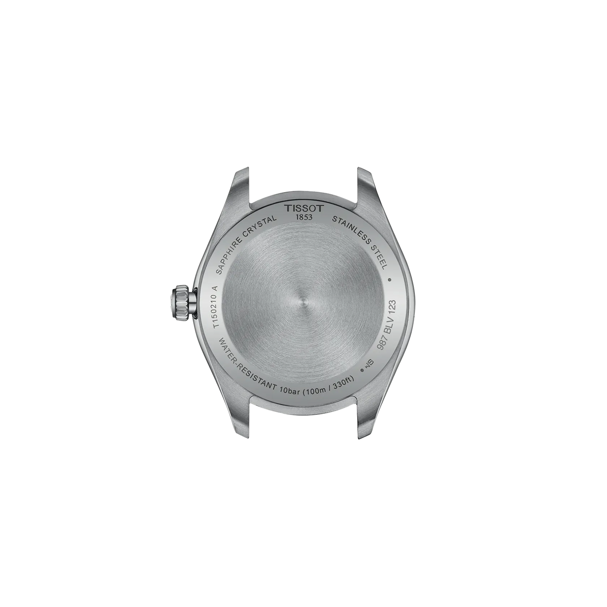 Tissot PR 100 34mm T150.210.21.031.00 Unisex Quartz Watch - caseback / rear (image 3)