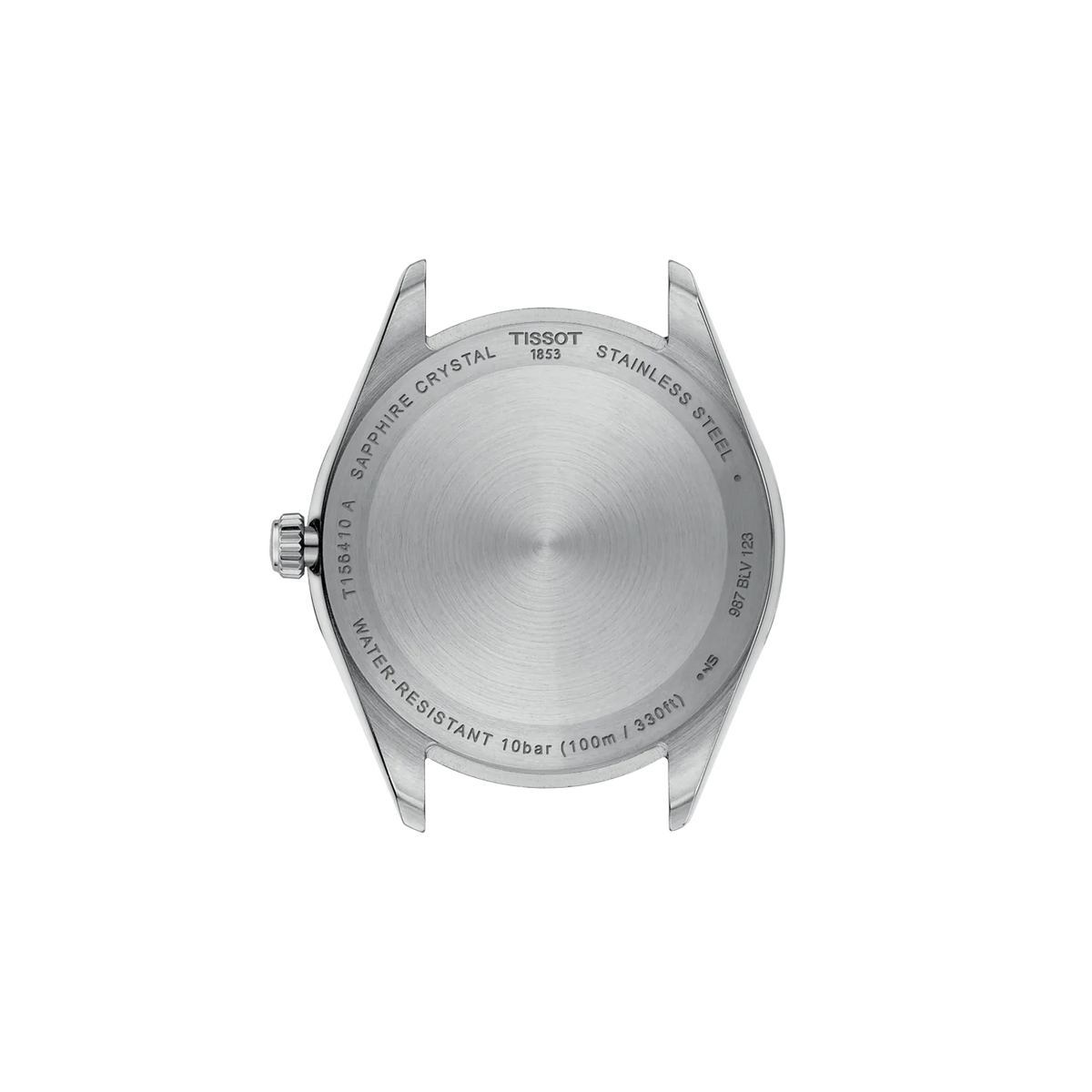 Tissot Ballade 40mm T156.410.11.091.00 Men's Quartz Watch - caseback / rear (image 3)