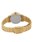 Titan Champagne 2593YM01 Women's Gold Quartz Watch
