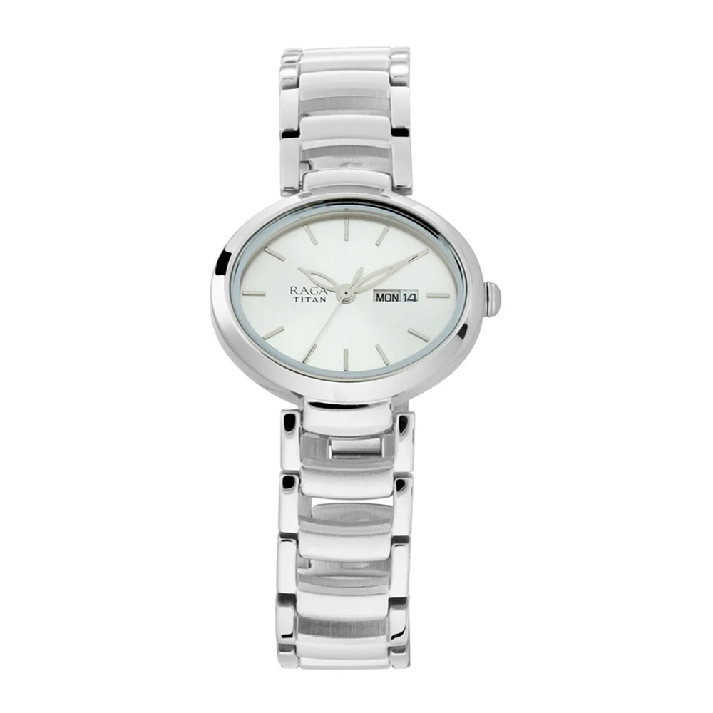 Titan Raga Viva Women Analog Day &amp; Date Quartz Watch 2620SM01