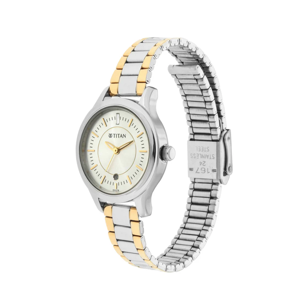 Titan Ladies Karishma Women Analog Date Quartz Watch 2638BM01