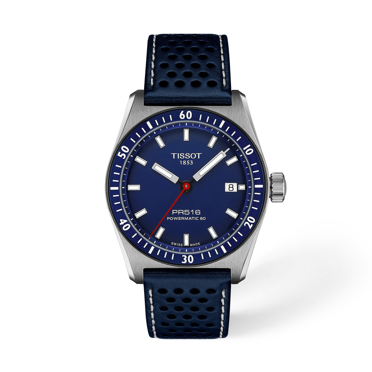 Tissot PR516 38mm T149.407.16.041.00 Unisex Automatic Watch - front (image 1)