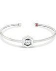 Tommy Hilfiger 2780856 SS24 Geometric Family Memory Steel Bangle