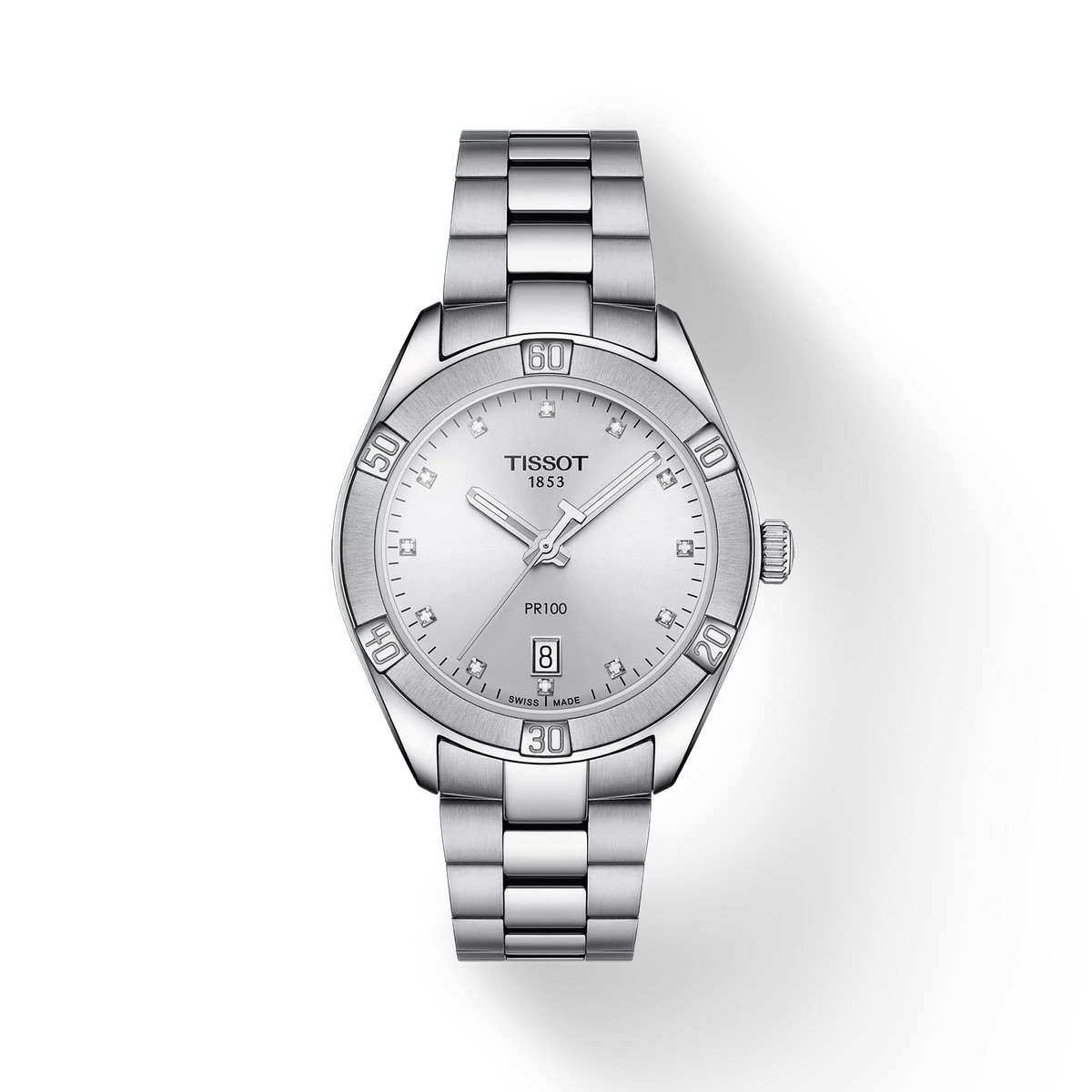 Tissot PR 100 Sport Chic T101.910.11.036.00 Women's Quartz Watch - front (image 1)