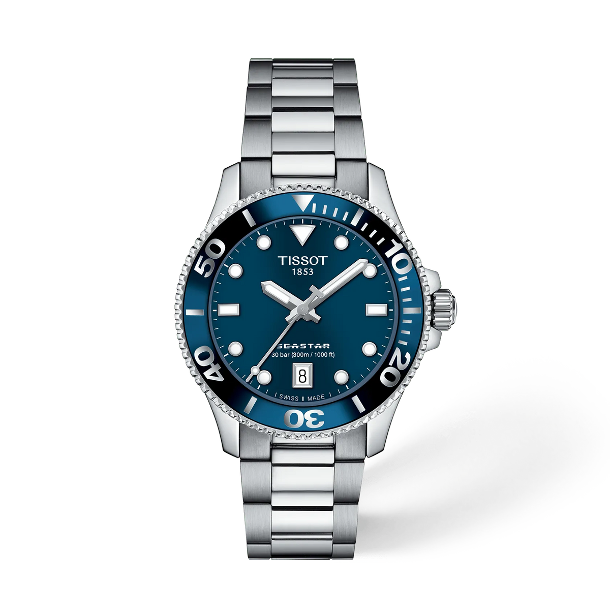 Tissot Seastar 1000 36mm T120.210.11.041.00 Unisex Quartz Watch - front (image 1)