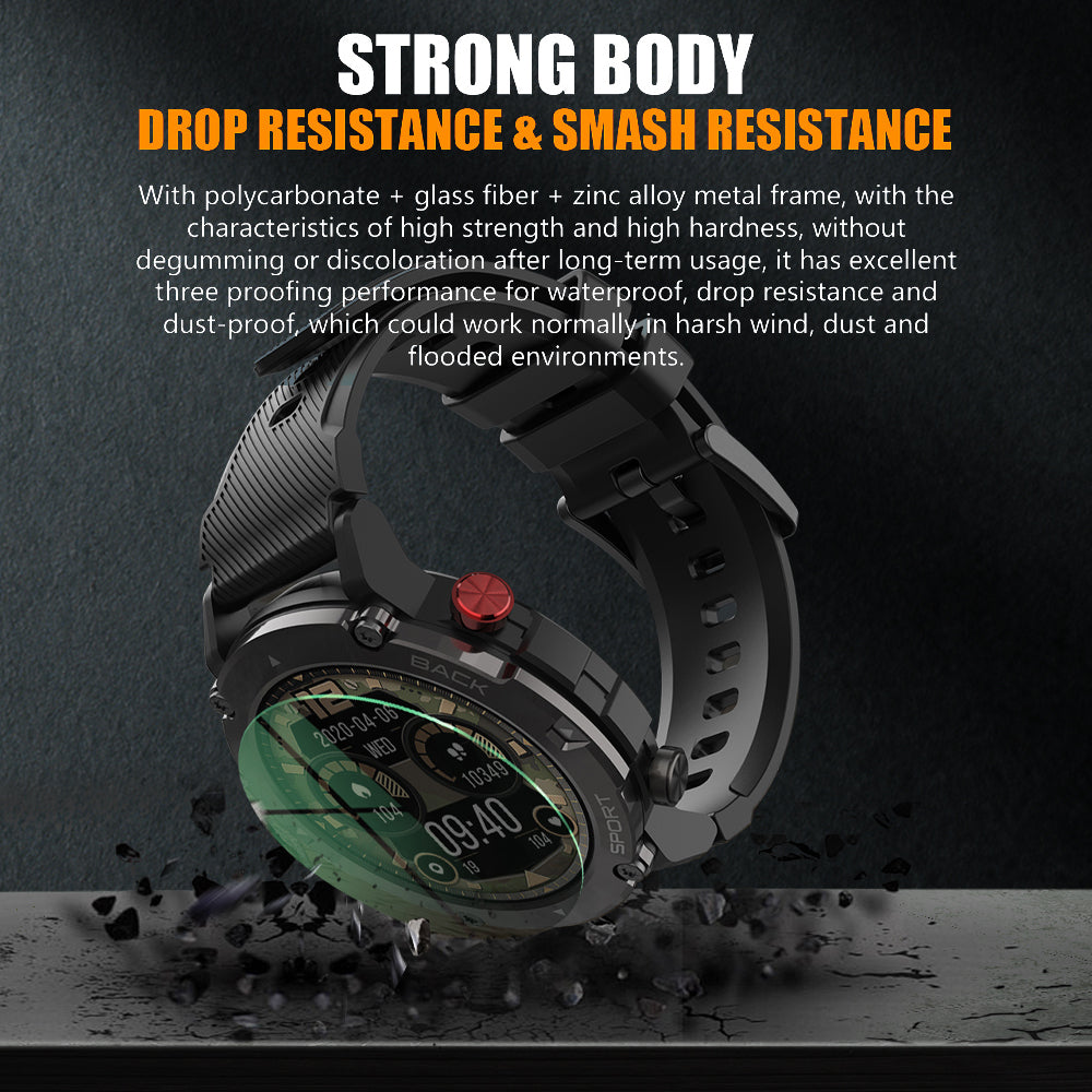 TYME TSWC21PROBK-01 Black Smart Watch