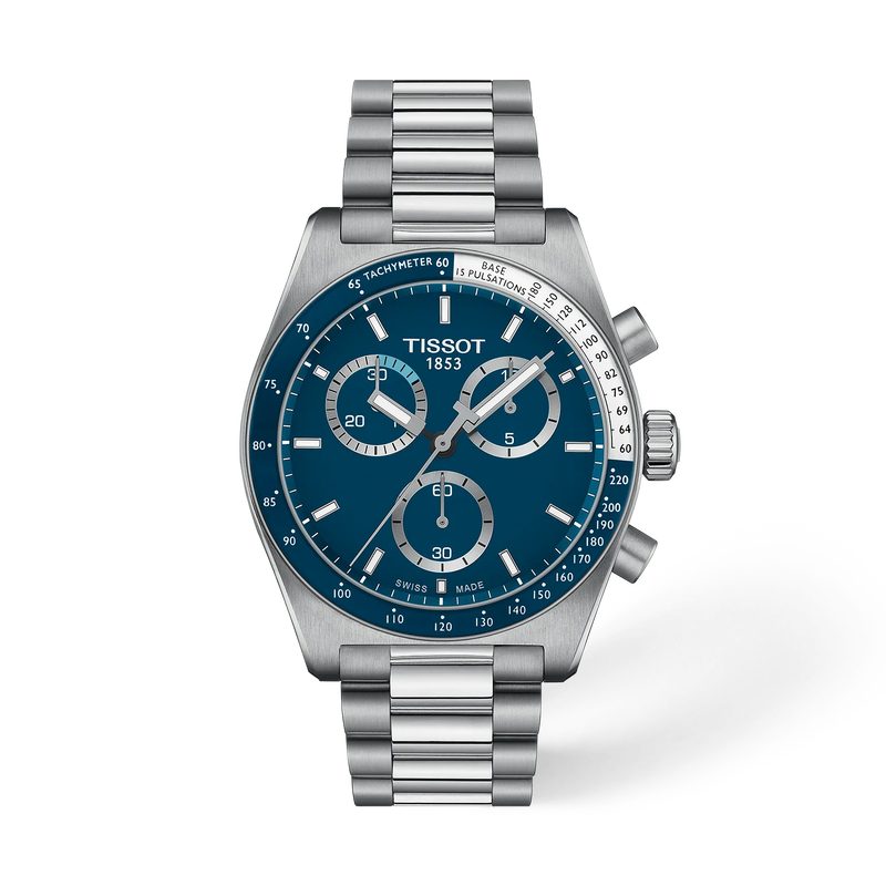 Tissot PR516 40mm T149.417.11.041.00 Men's Quartz Chronograph Watch - front view