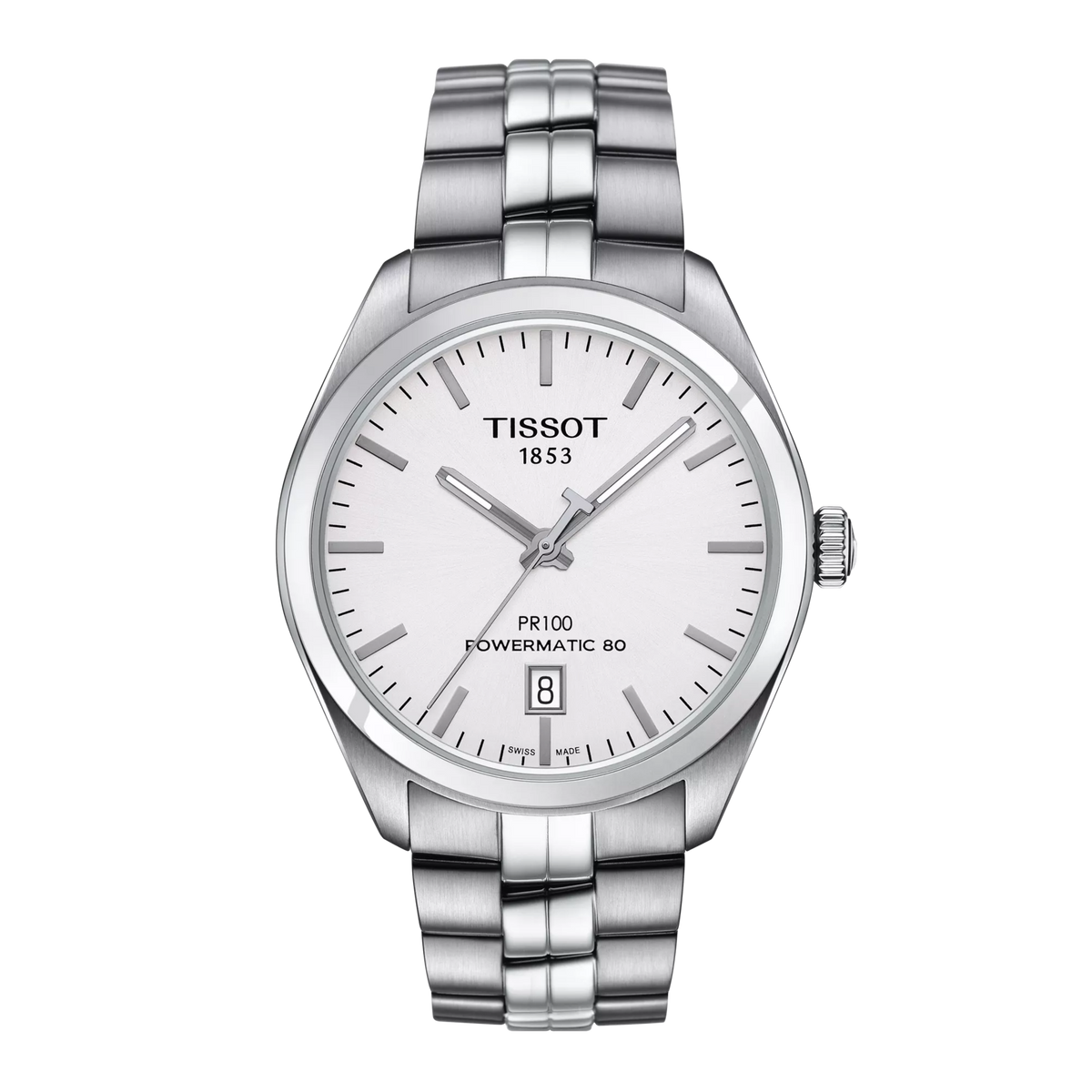 Tissot PR 100 Powermatic 80 T101.407.11.031.00 Men's Automatic Watch - alternate product view (image 2)