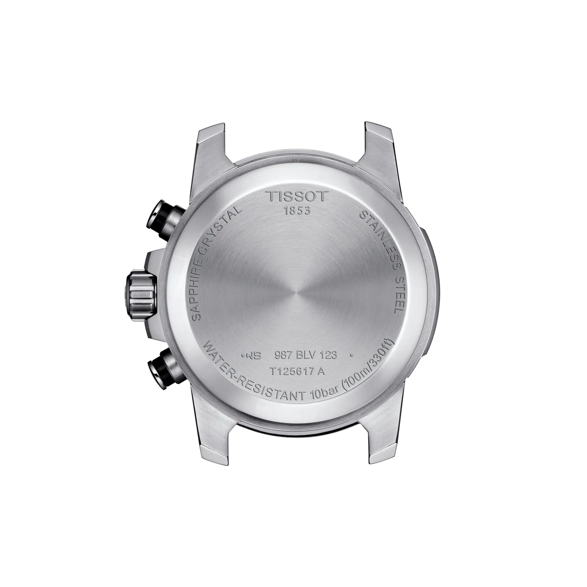 Tissot Supersport Chrono 45.5mm T125.617.11.051.00 Men's Quartz Chronograph Watch - caseback / rear (image 3)