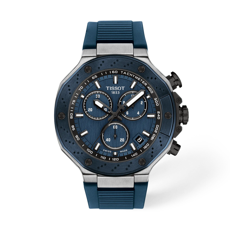Tissot T-Race 45mm T141.417.27.041.00 Men's Quartz Chronograph Watch - front view