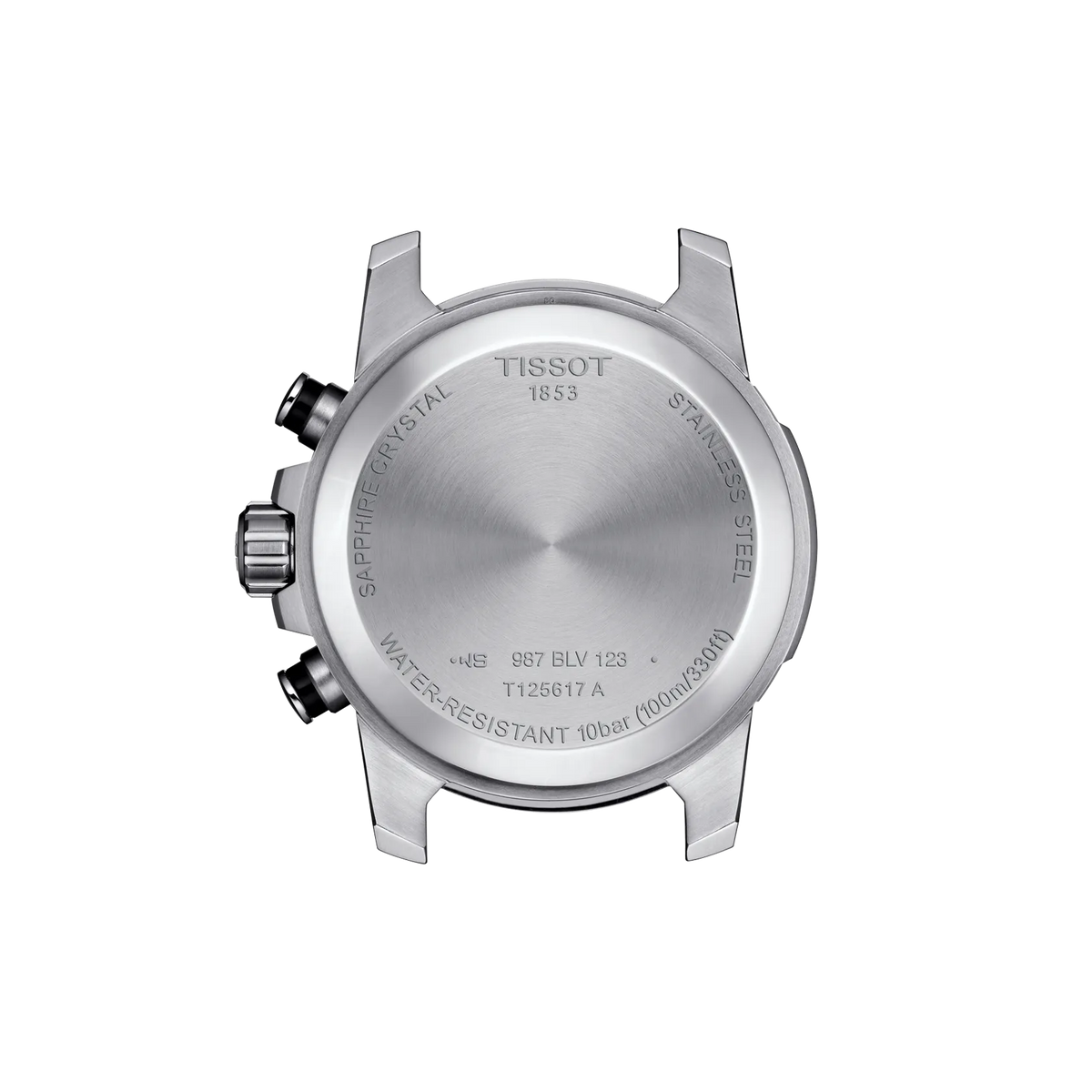 Tissot Supersport Chrono 45.5mm T125.617.16.051.00 Men's Quartz Chronograph Watch - caseback / rear (image 3)